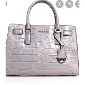 Michael Kors Dillon EastWest Satchel Croc Embossed